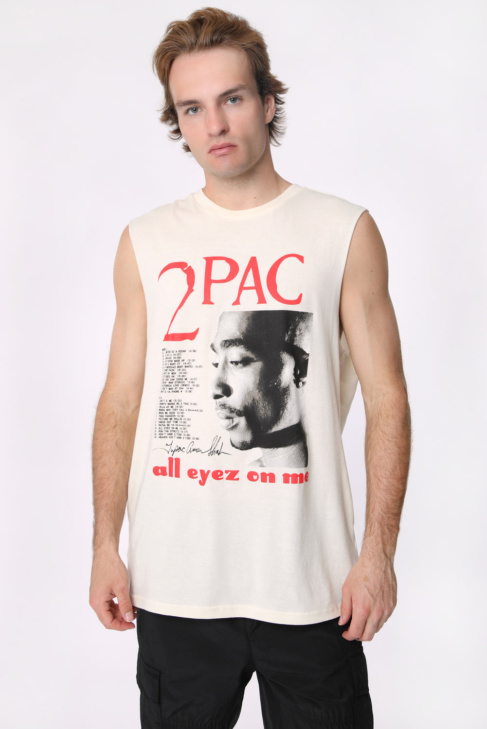 Camisole Imprimée Tupac Homme Camisole Imprimée Tupac Homme