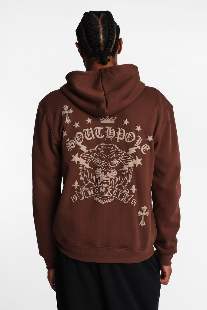 Southpole Gothic Tiger Zip-Up Hoodie – West49 | Amnesia