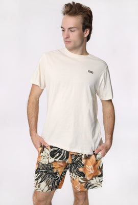 West49 Mens Tropical Print Beach Shorts