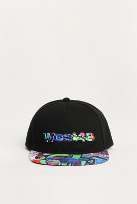 West49 Youth Graffiti Logo Flat Brim Hat