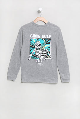Arsenic Youth Game Over Long Sleeve Top