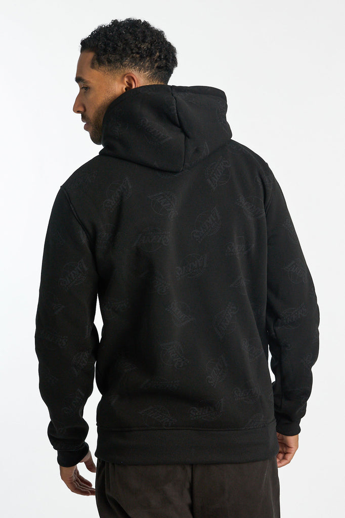 Mens LA Lakers AOP Chenille Logo Hoodie – West49 | Amnesia