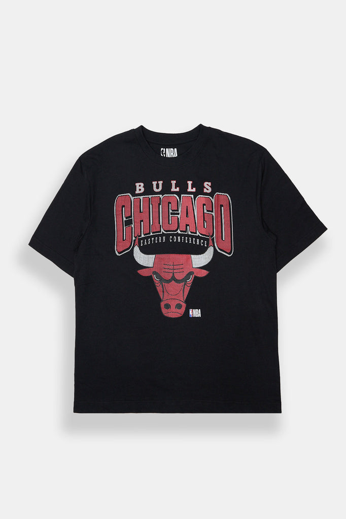 Mens Chicago Bulls Mesh Printed Oversized Tee – West49 | Amnesia