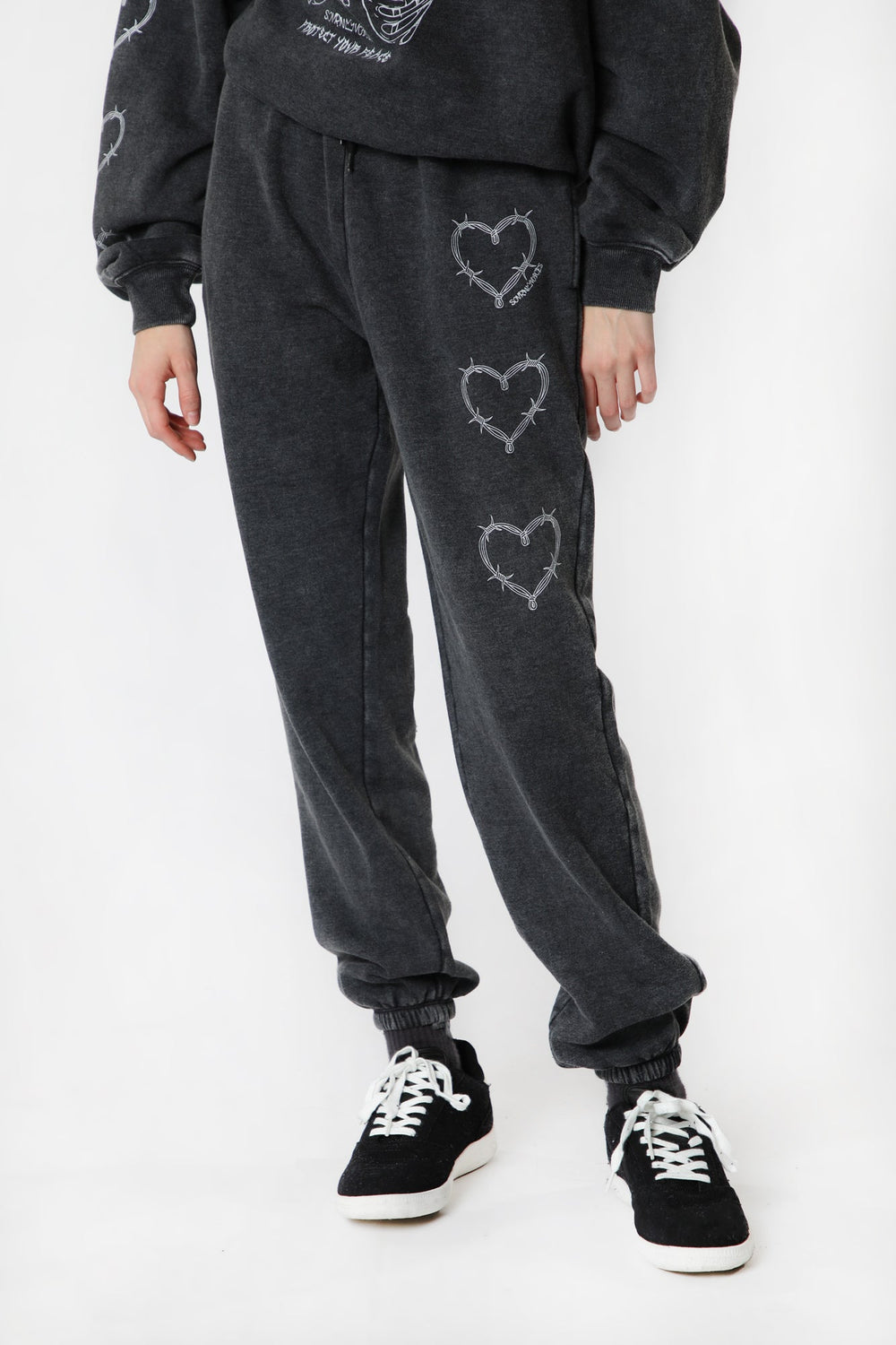 Womens Sovrn Voices Graphic Black Sweatpant Womens Sovrn Voices Graphic Black Sweatpant