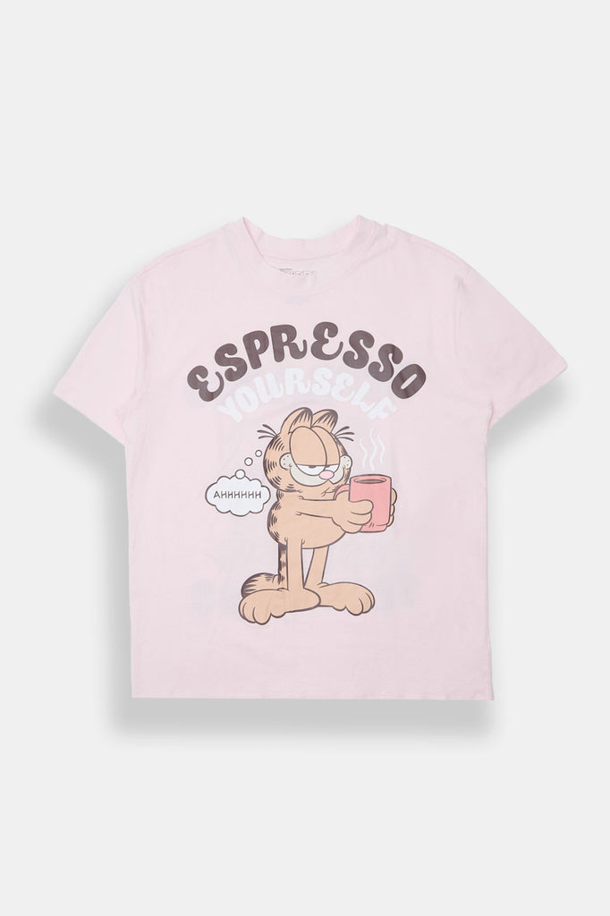 Garfield Espresso Yourself Graphic Boyfriend Tee – West49 | Amnesia