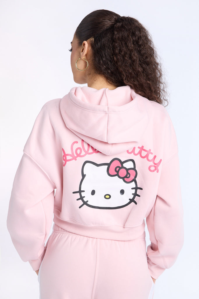 (L) Hello Kitty Cropped Sweater