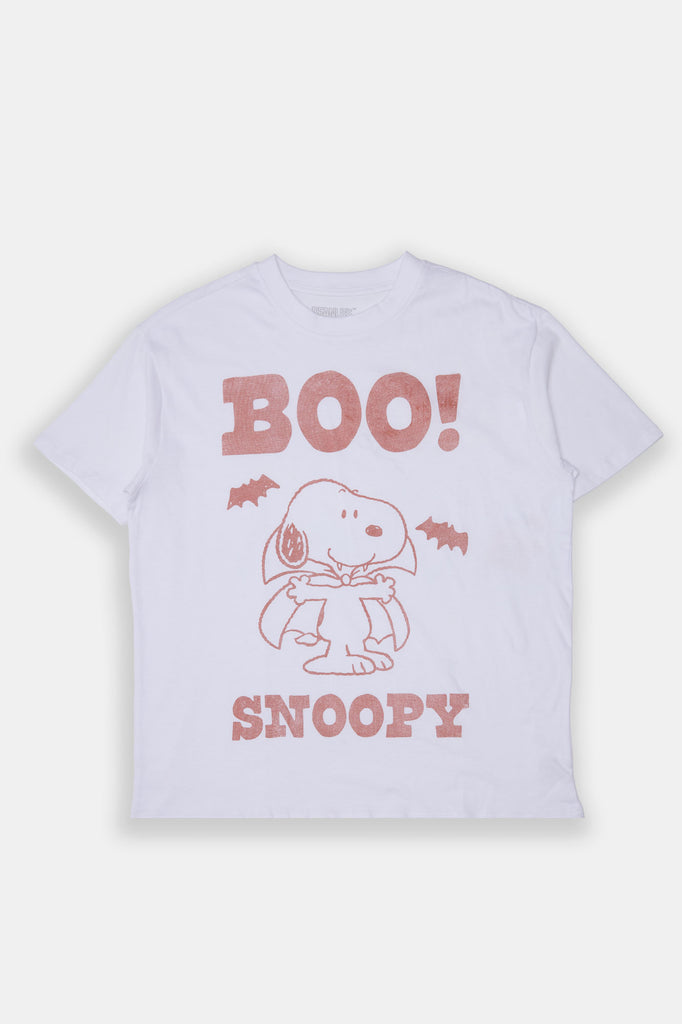 Snoopy Boo! Graphic Boyfriend Tee – West49