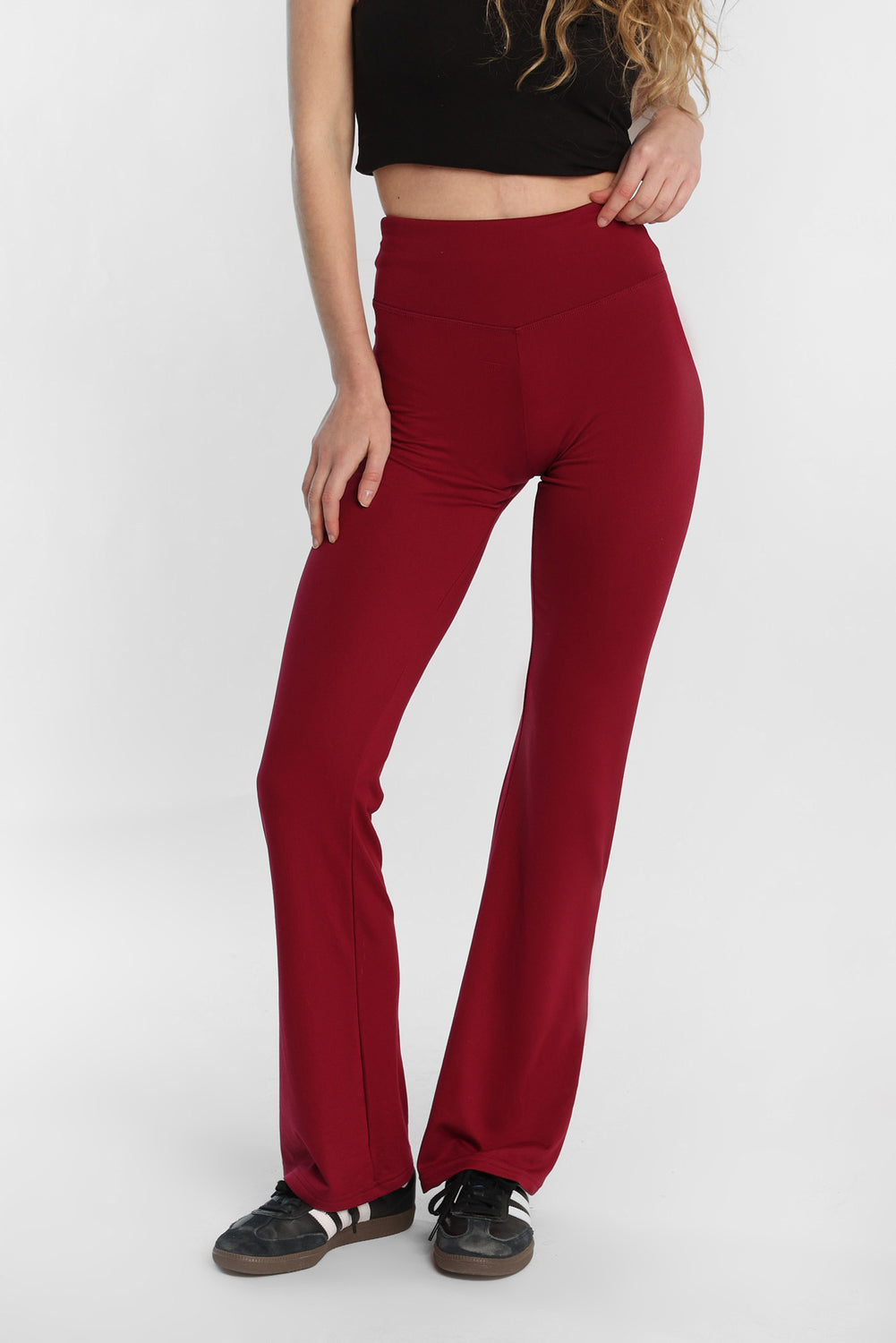 Legging évasé en molleton brossé ultra-doux Legging évasé en molleton brossé ultra-doux