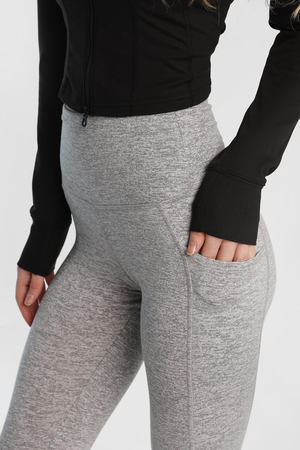 Legging à poches en molleton brossé ultra-doux Legging à poches en molleton brossé ultra-doux