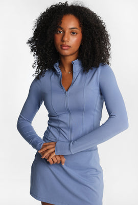 Super Smooth Zip-Up Skimmer Jacket