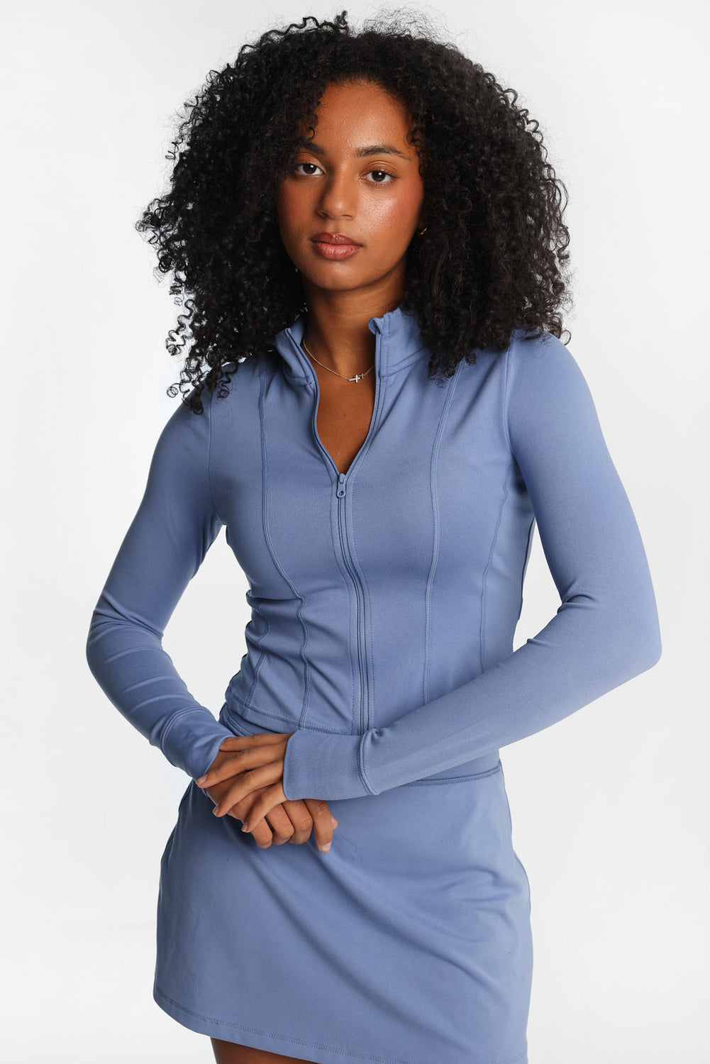 Super Smooth Zip-Up Skimmer Jacket Super Smooth Zip-Up Skimmer Jacket