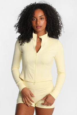 Super Smooth Zip-Up Skimmer Jacket