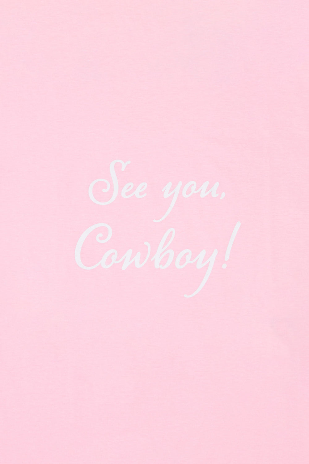 T-shirt coupe boyfriend imprimé See You, Cowboy! femme T-shirt coupe boyfriend imprimé See You, Cowboy! femme