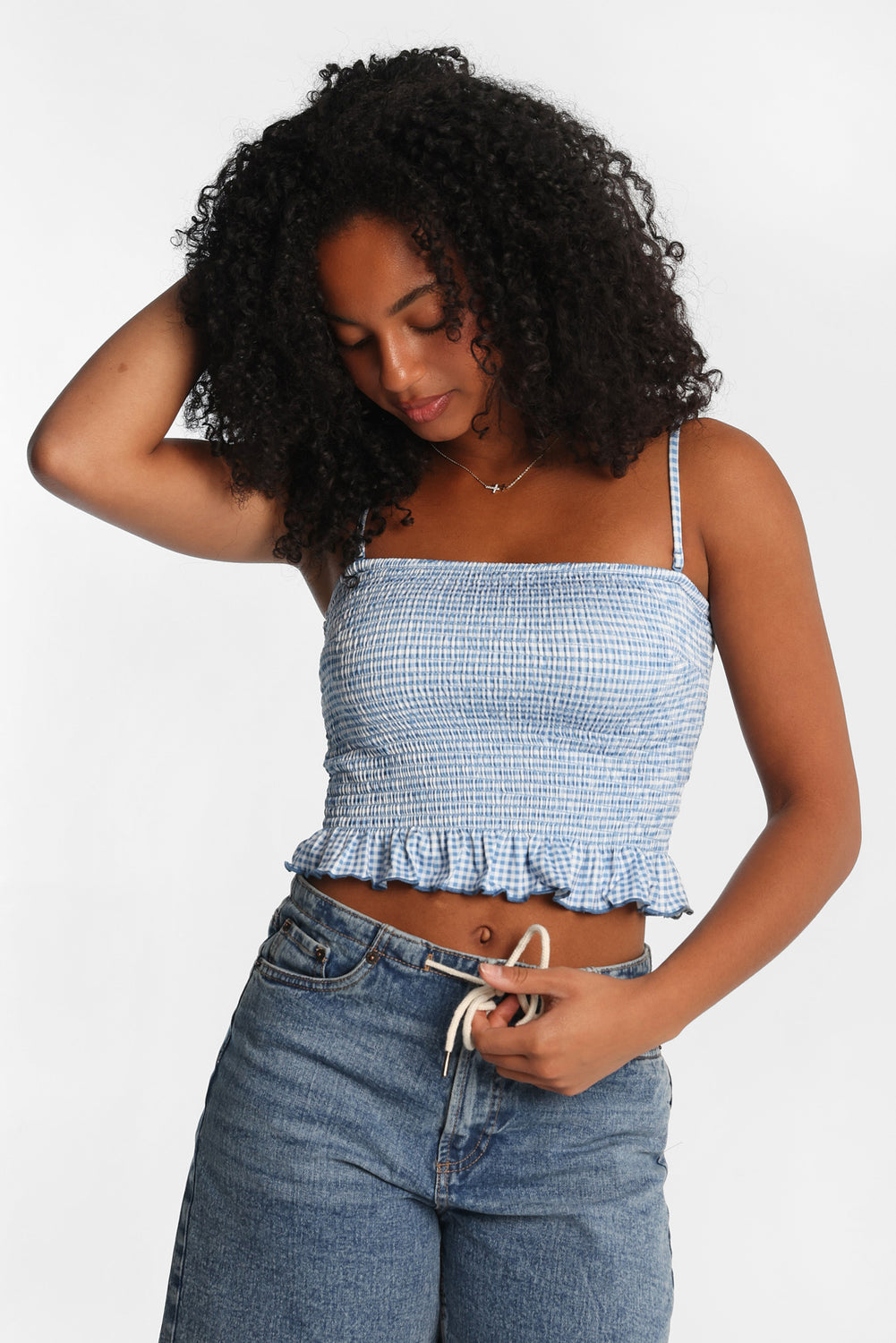 Haut bandeau smocké ultra-doux Haut bandeau smocké ultra-doux