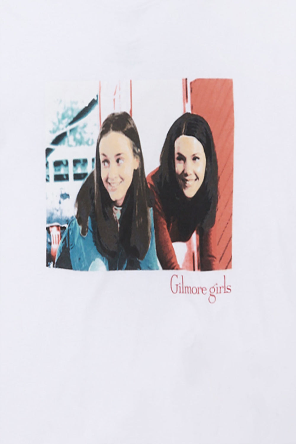 T-shirt coupe boyfriend imprimé Gilmore Girls Rory et Lorelai T-shirt coupe boyfriend imprimé Gilmore Girls Rory et Lorelai