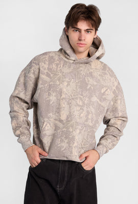 North Western Tree Camouflage Boxy Hoodie