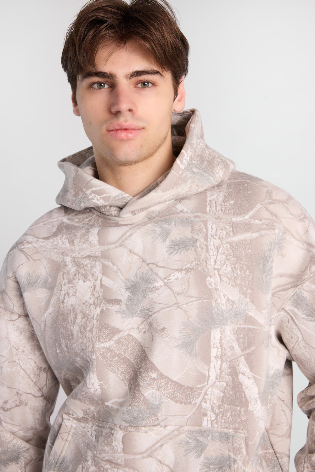 North Western Tree Camouflage Boxy Hoodie North Western Tree Camouflage Boxy Hoodie