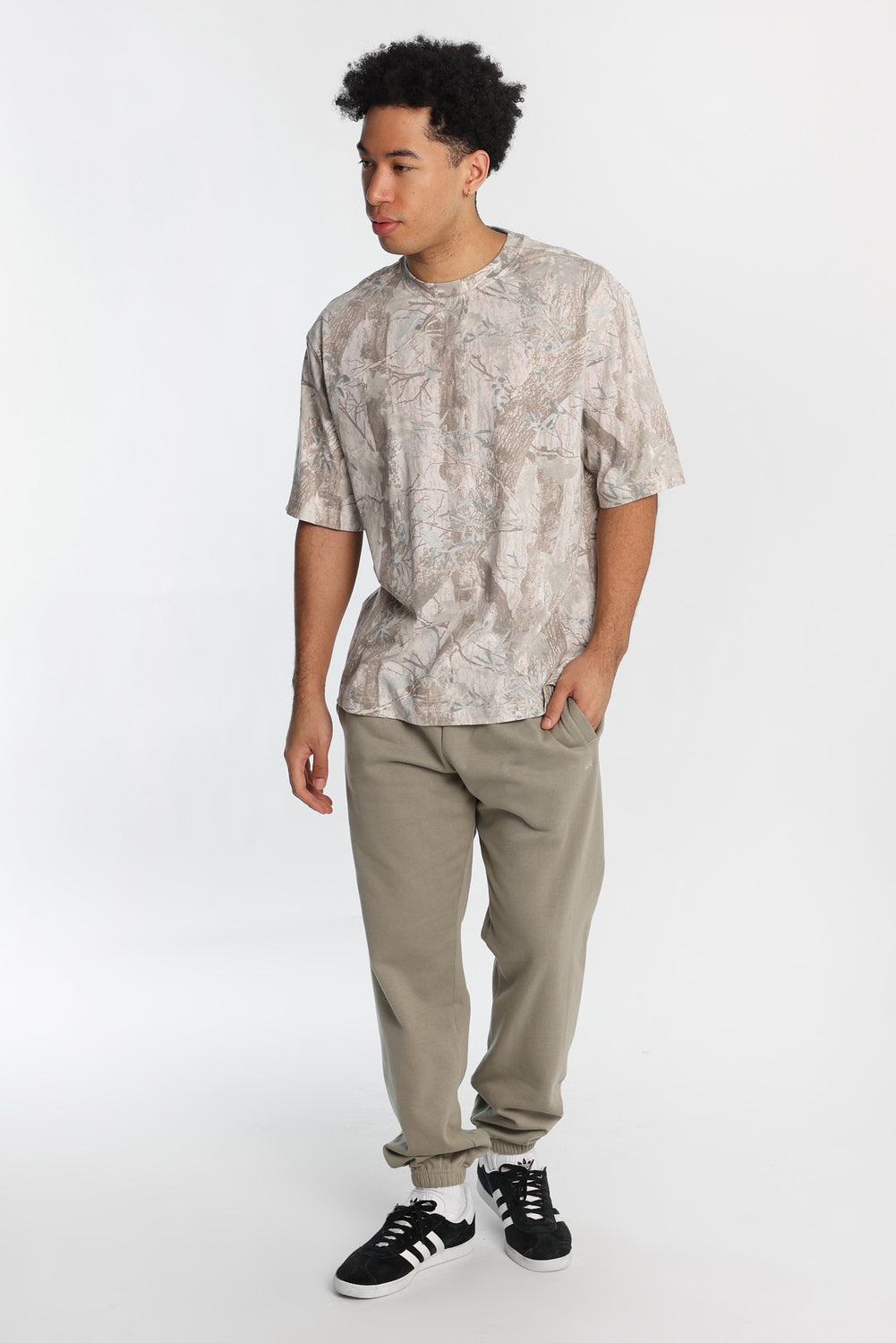 Tree Camouflage Oversized Tee Tree Camouflage Oversized Tee