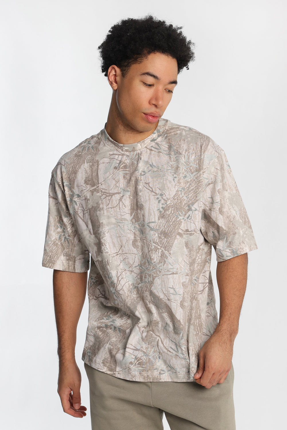 Tree Camouflage Oversized Tee Tree Camouflage Oversized Tee