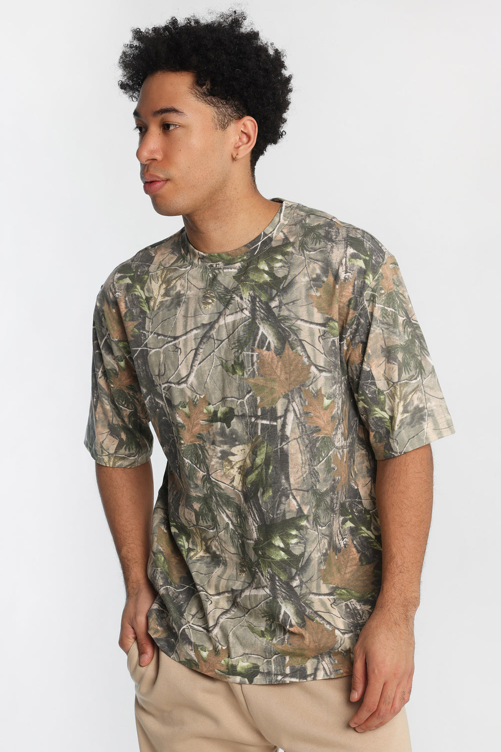 Tree Camouflage Oversized Tee Tree Camouflage Oversized Tee