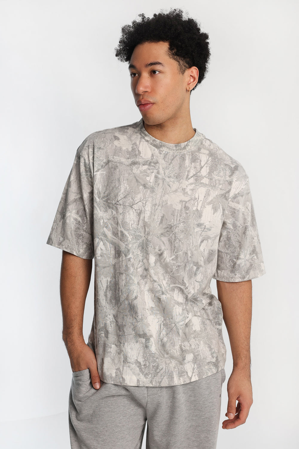 Tree Camouflage Oversized Tee Tree Camouflage Oversized Tee