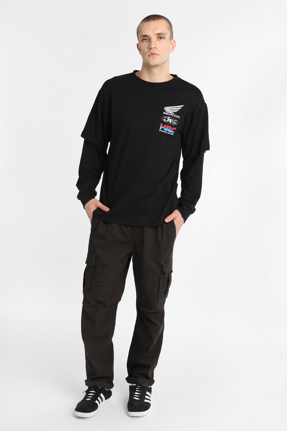 Relaxed Cargo Twill Pants Relaxed Cargo Twill Pants