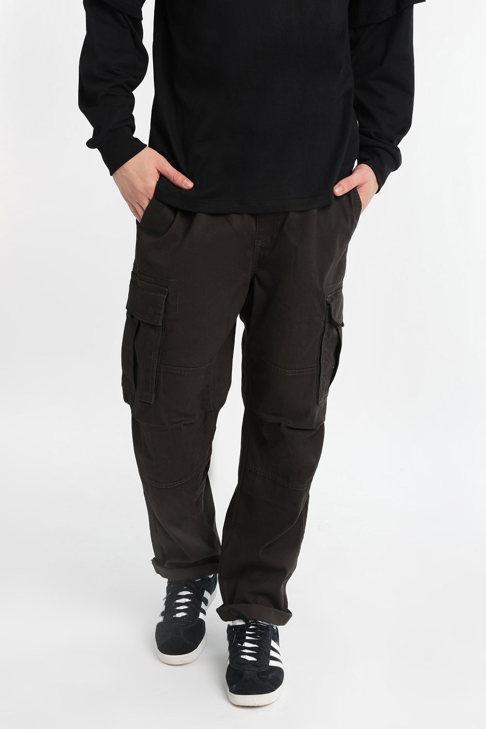 Relaxed Cargo Twill Pants Relaxed Cargo Twill Pants