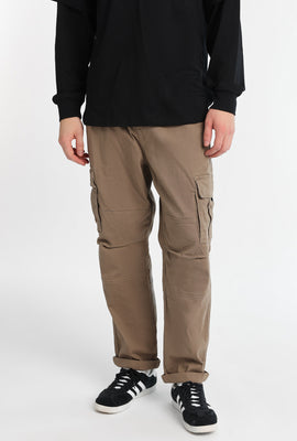 Relaxed Cargo Twill Pants