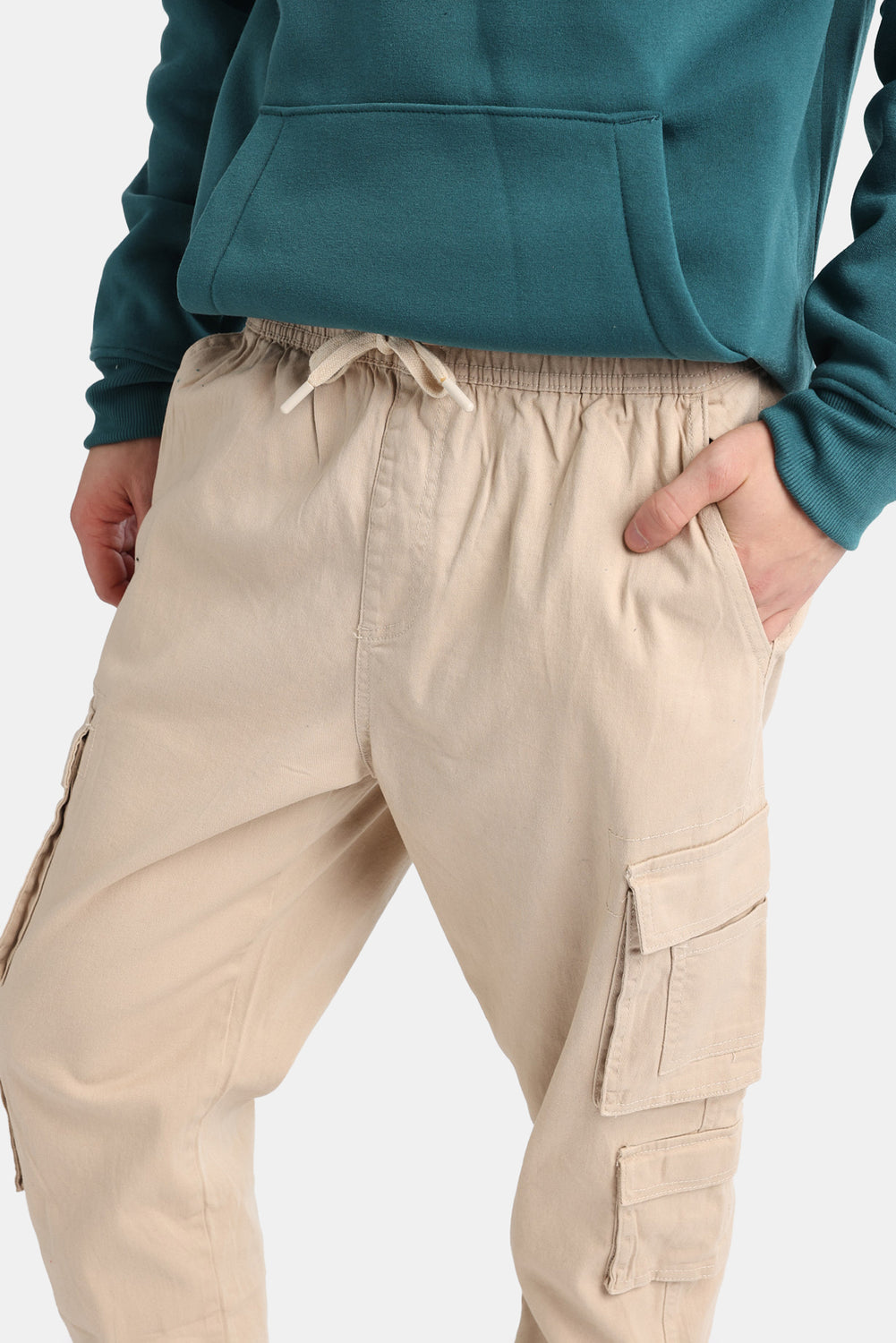 Jogger cargo utilitaire en sergé Jogger cargo utilitaire en sergé