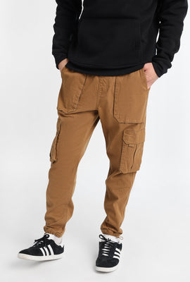 Relaxed Cargo Twill Jogger