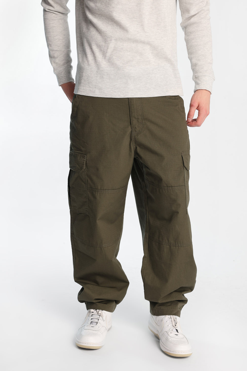 Pantalon cargo ample en ripstop Pantalon cargo ample en ripstop
