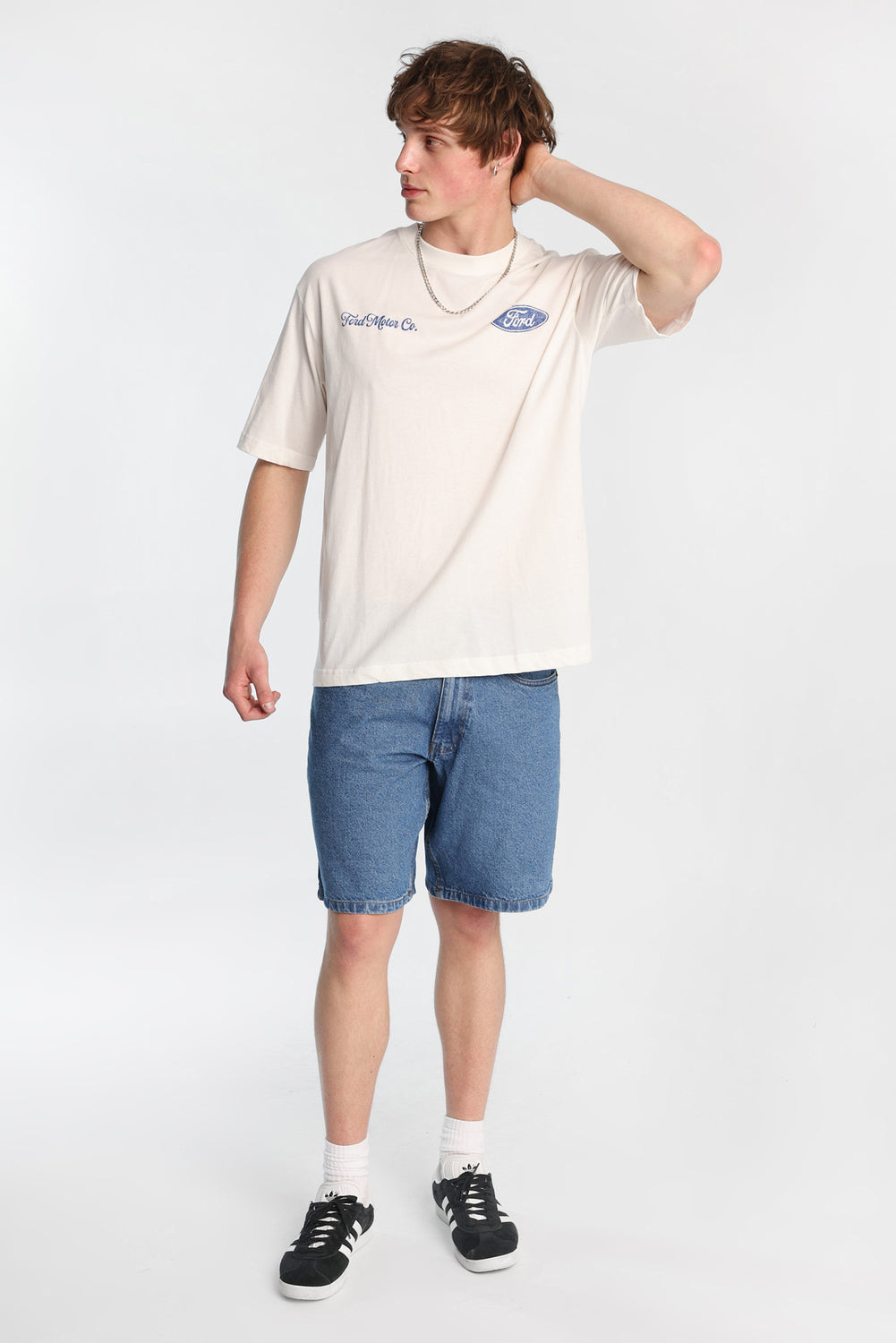 Short en denim ample Short en denim ample