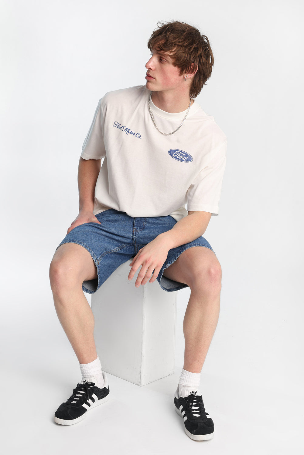 Loose Denim Shorts Loose Denim Shorts