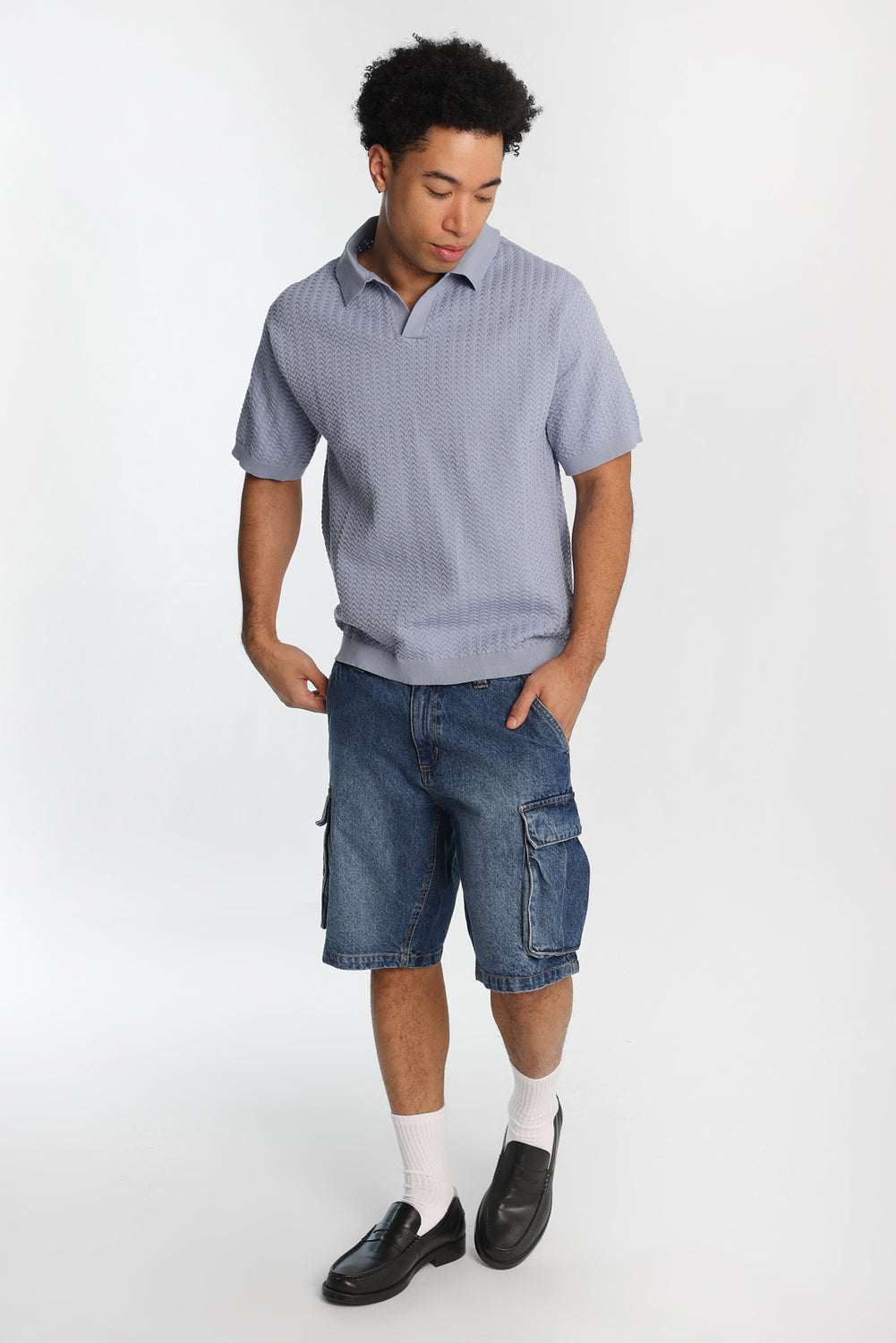 Short cargo en denim Short cargo en denim
