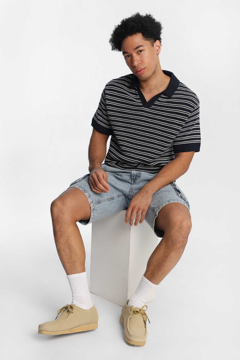 Short cargo en denim Short cargo en denim