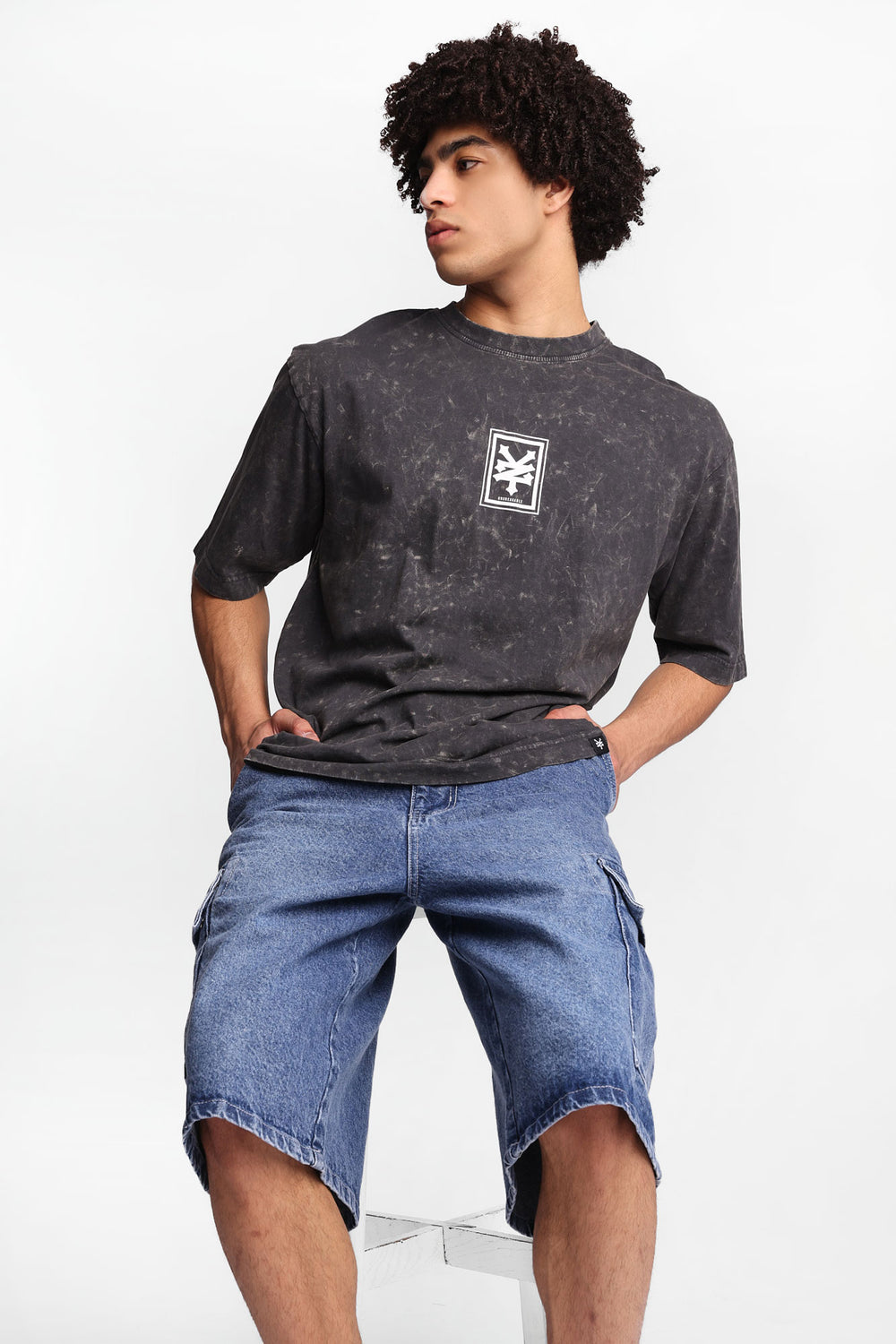 Baggy Cargo Denim Shorts Baggy Cargo Denim Shorts