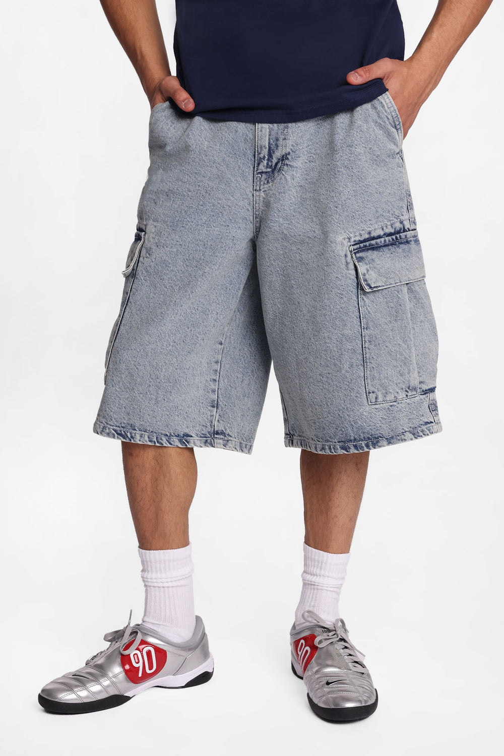 Baggy Cargo Denim Shorts Baggy Cargo Denim Shorts