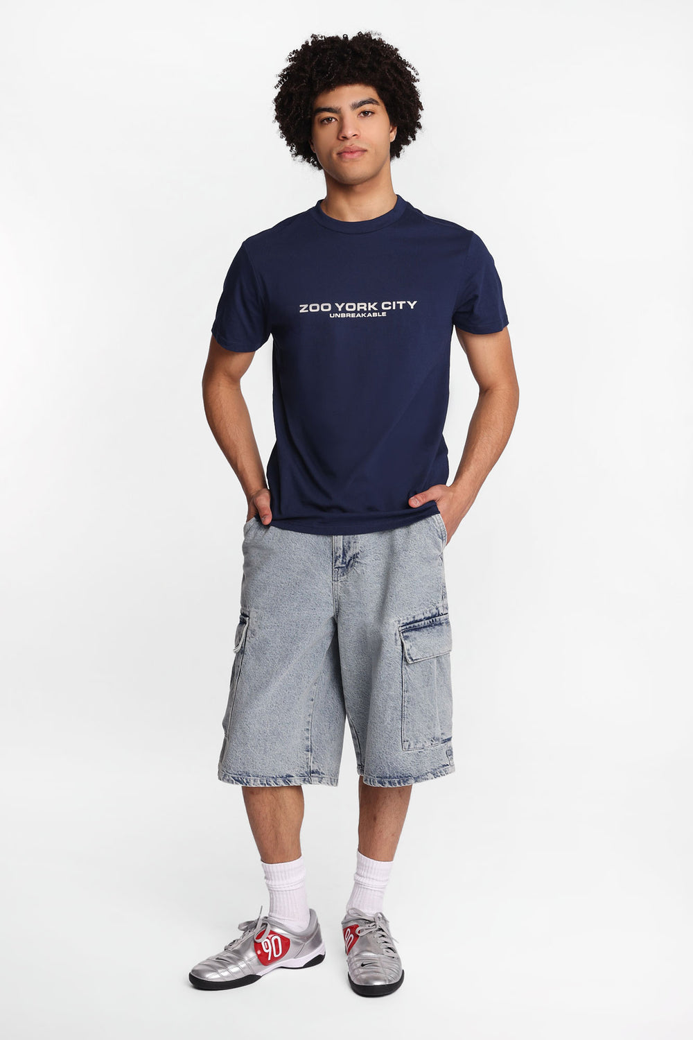 Baggy Cargo Denim Shorts Baggy Cargo Denim Shorts