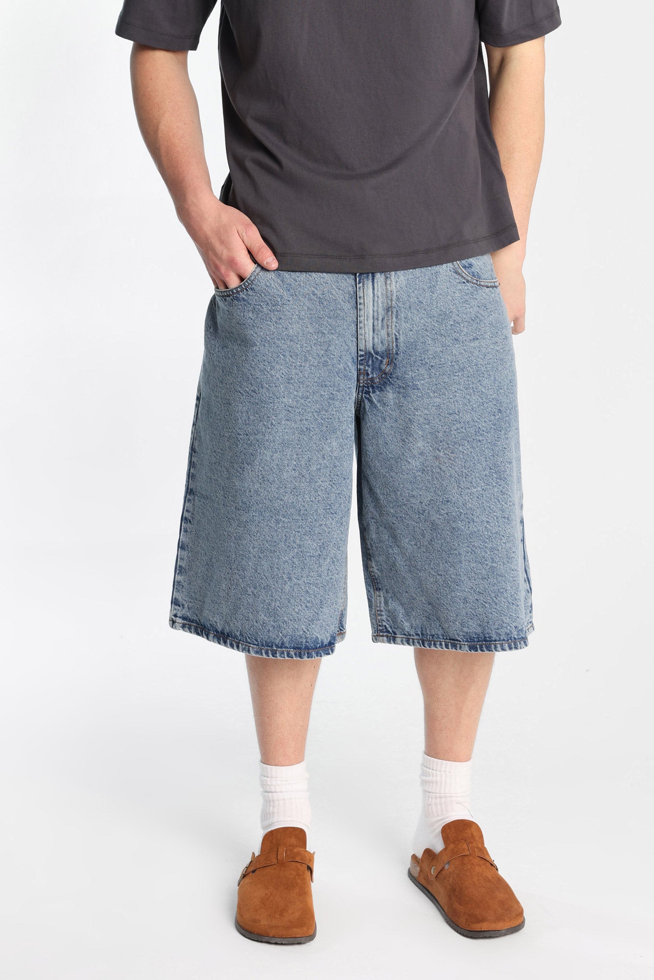 Baggy Jorts - Light Denim Blue /