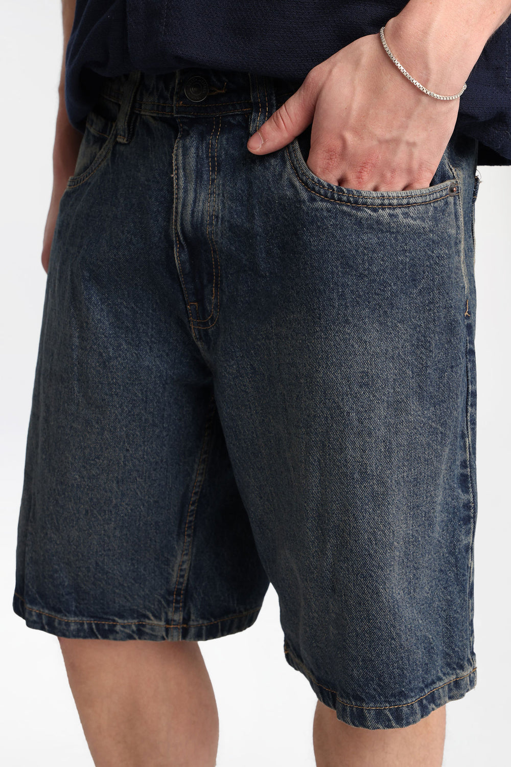Short en denim ample Short en denim ample