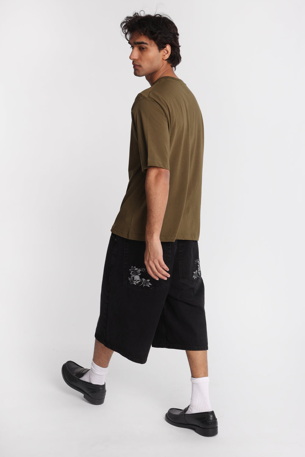 Baggy Embroidered Jorts Baggy Embroidered Jorts