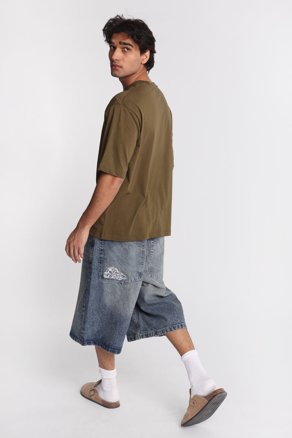 Baggy Embroidered Jorts Baggy Embroidered Jorts