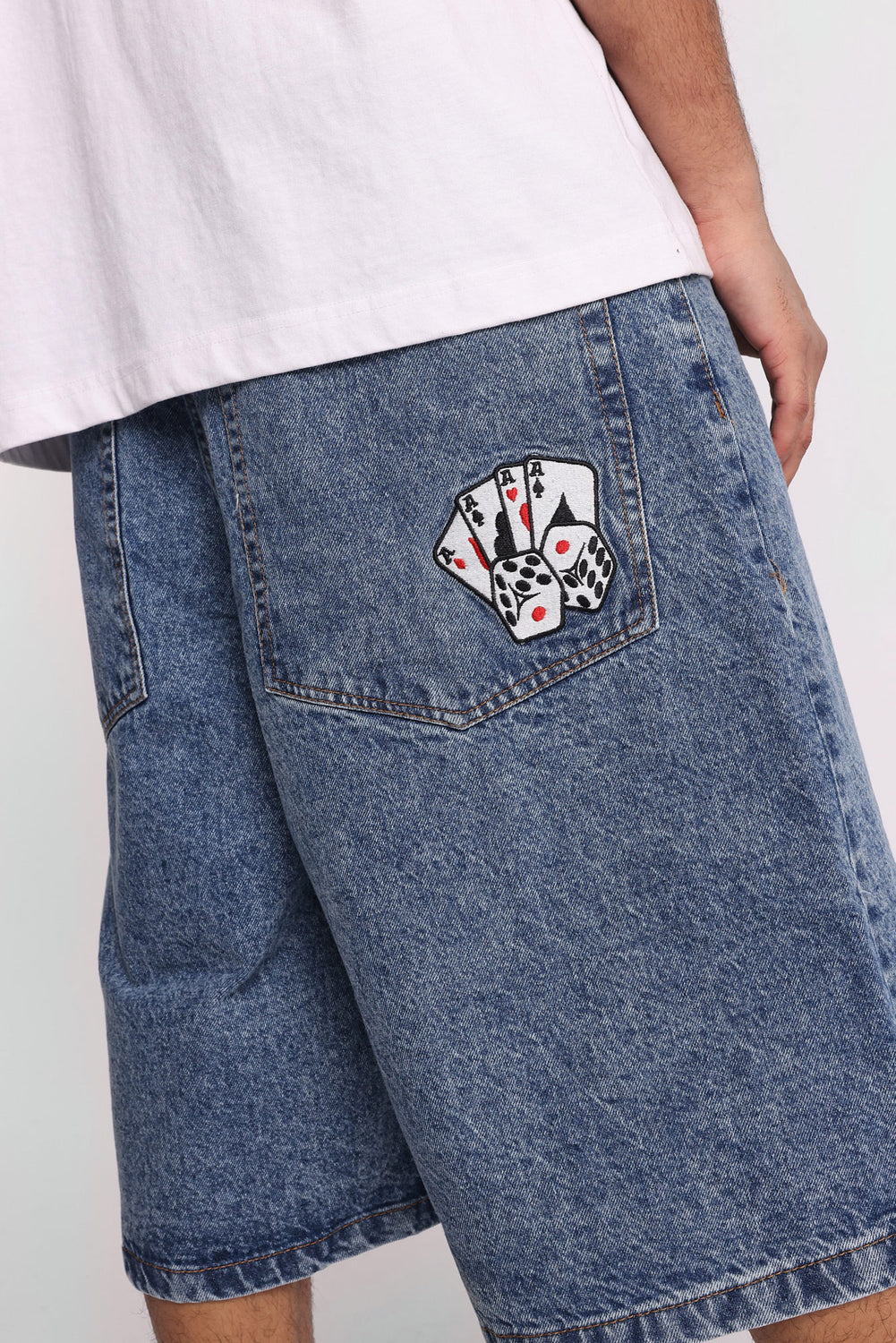 Baggy Embroidered Jorts Baggy Embroidered Jorts