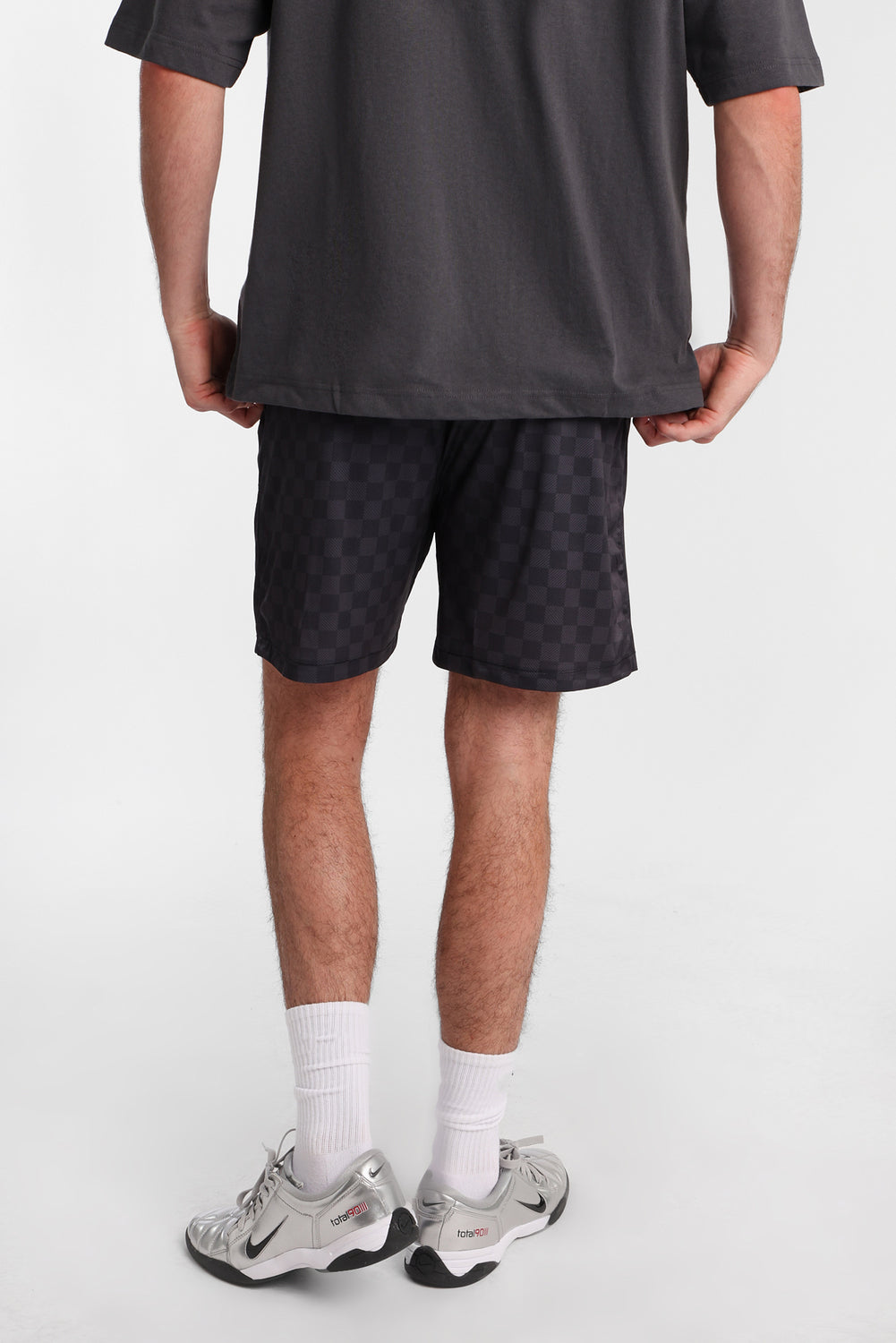 Short de soccer en maille à damier Umbro Short de soccer en maille à damier Umbro