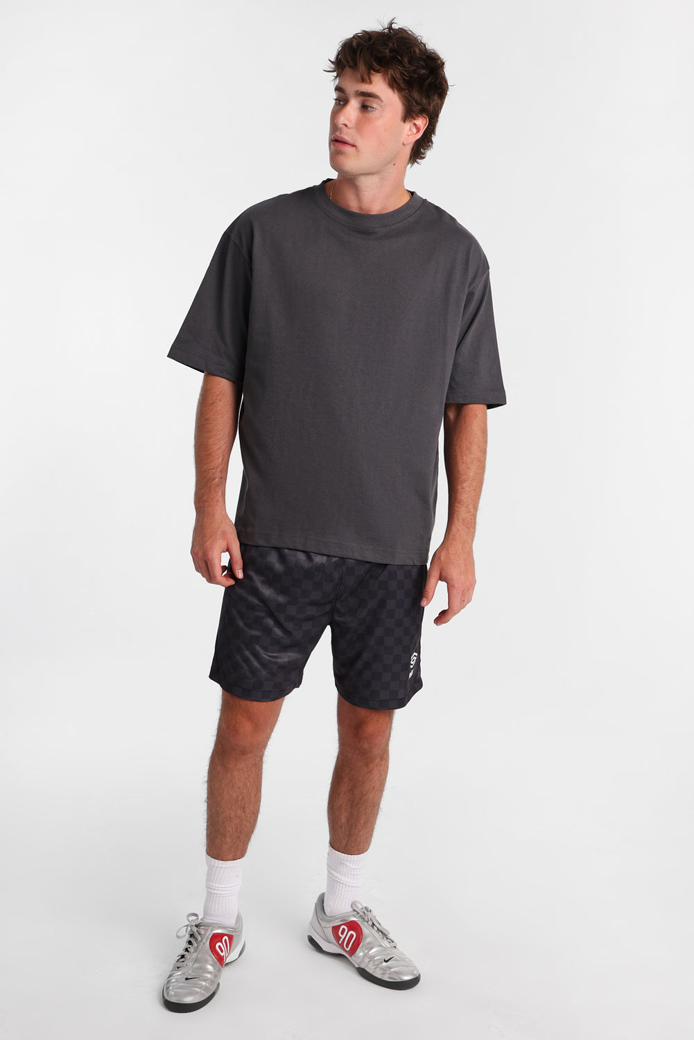 Short de soccer en maille à damier Umbro Short de soccer en maille à damier Umbro