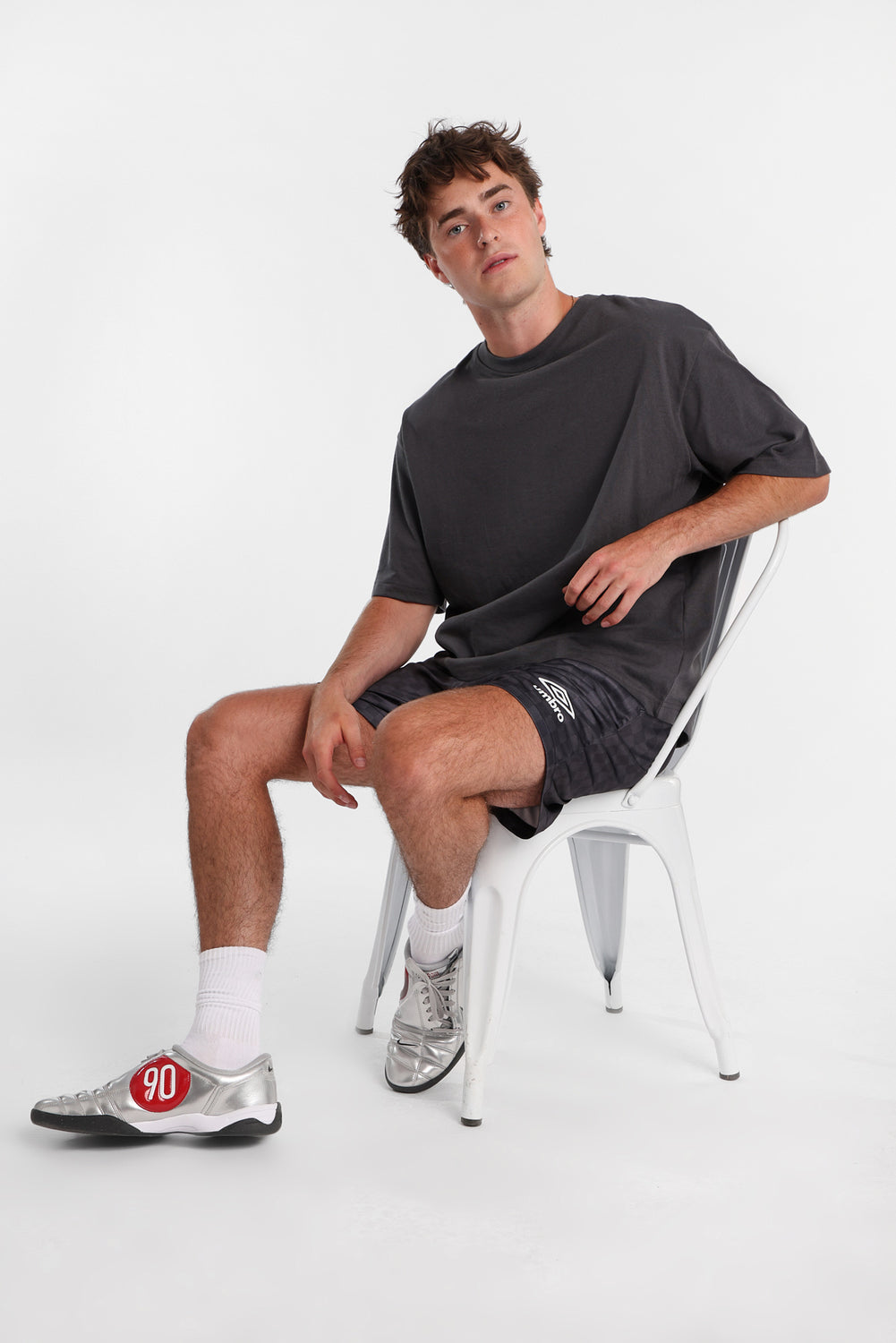 Short de soccer en maille à damier Umbro Short de soccer en maille à damier Umbro