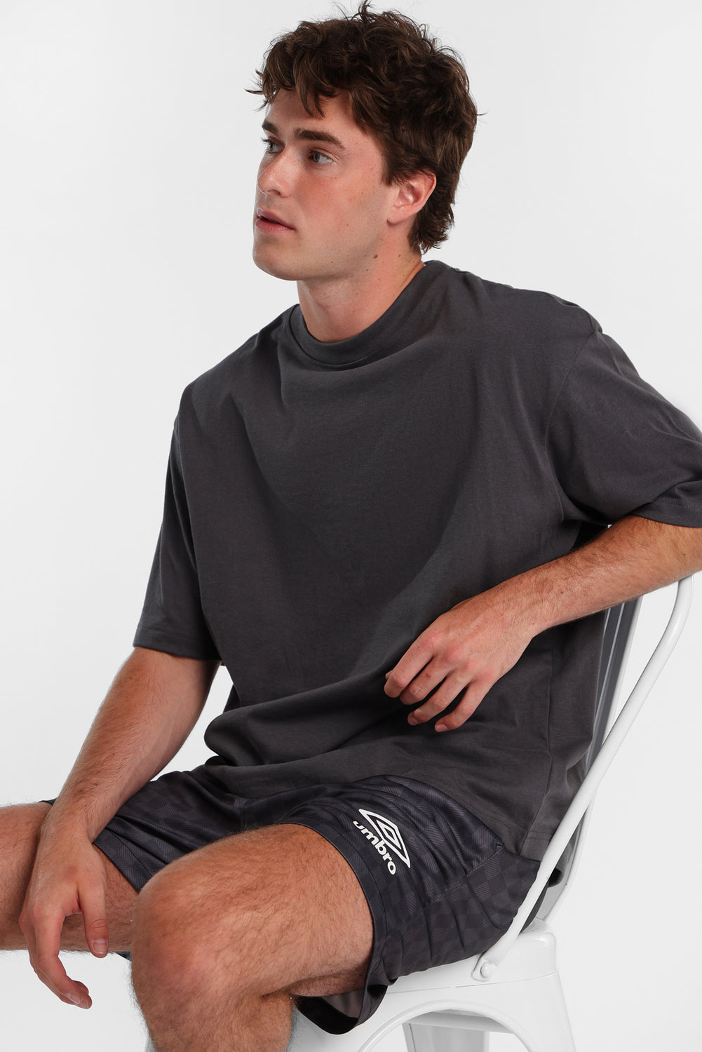 Short de soccer en maille à damier Umbro Short de soccer en maille à damier Umbro