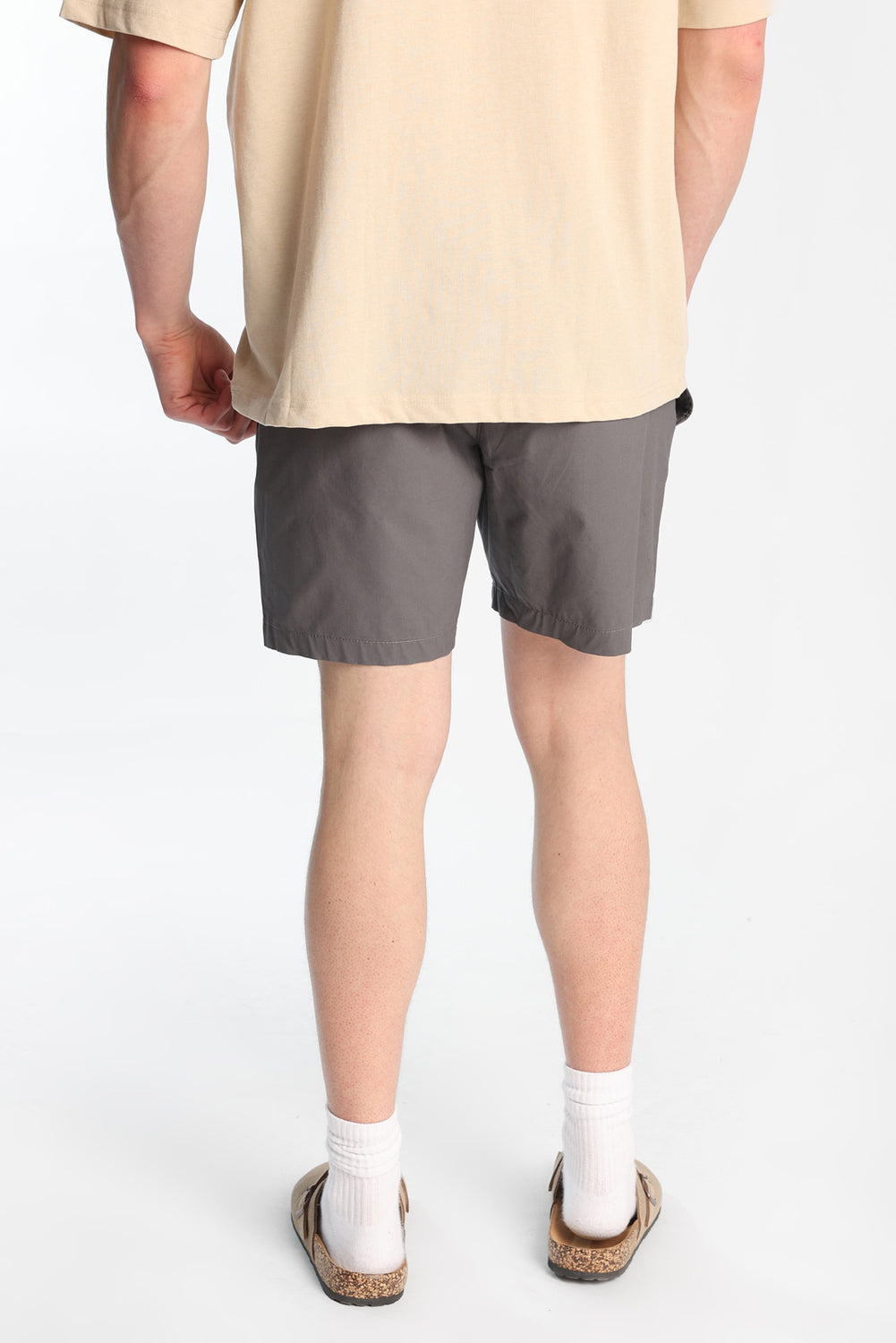 Short en popeline de coton Short en popeline de coton