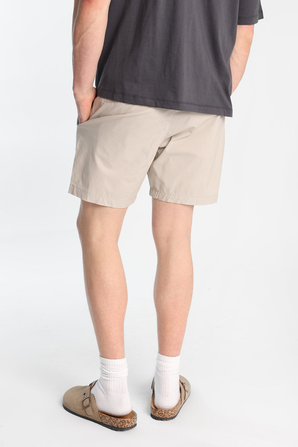 Short en popeline de coton Short en popeline de coton