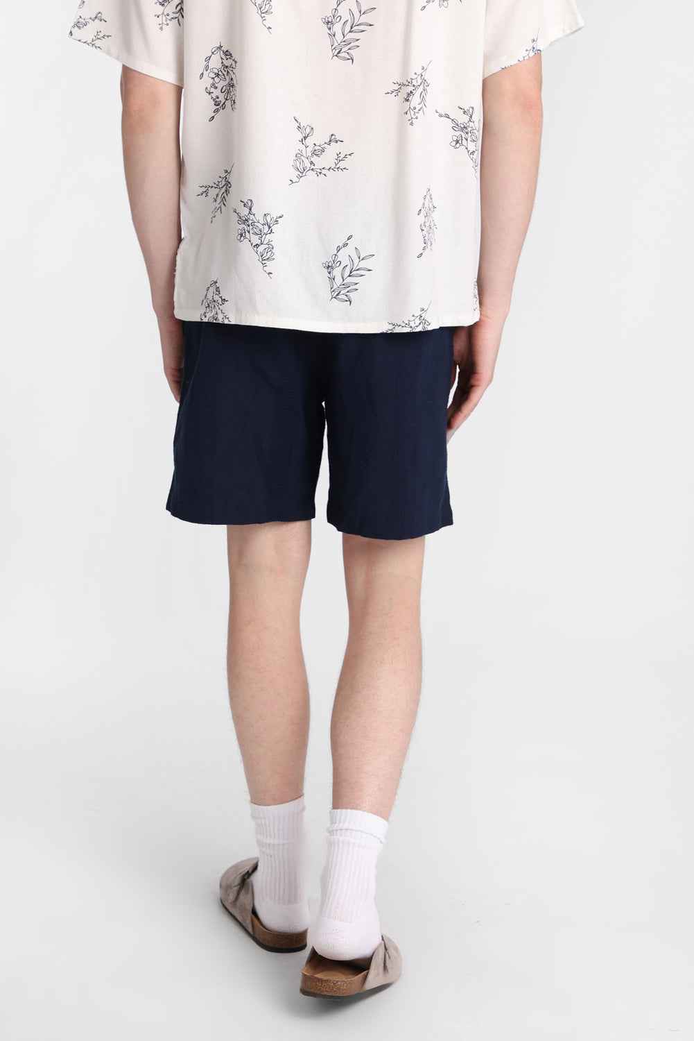 Short texturé à rayures 7 po Short texturé à rayures 7 po